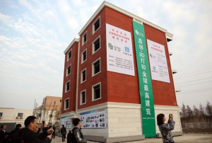 3D printed apartment building