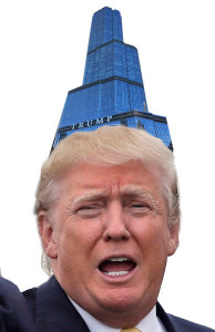 Donald Trump Tower Head