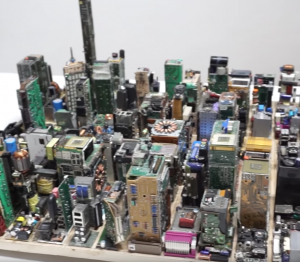 model of NYC by Zayd Menk