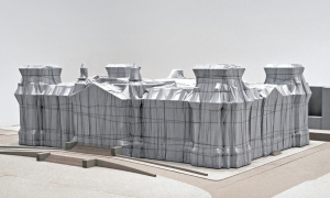 Reichstag covered by Christo and jean claude