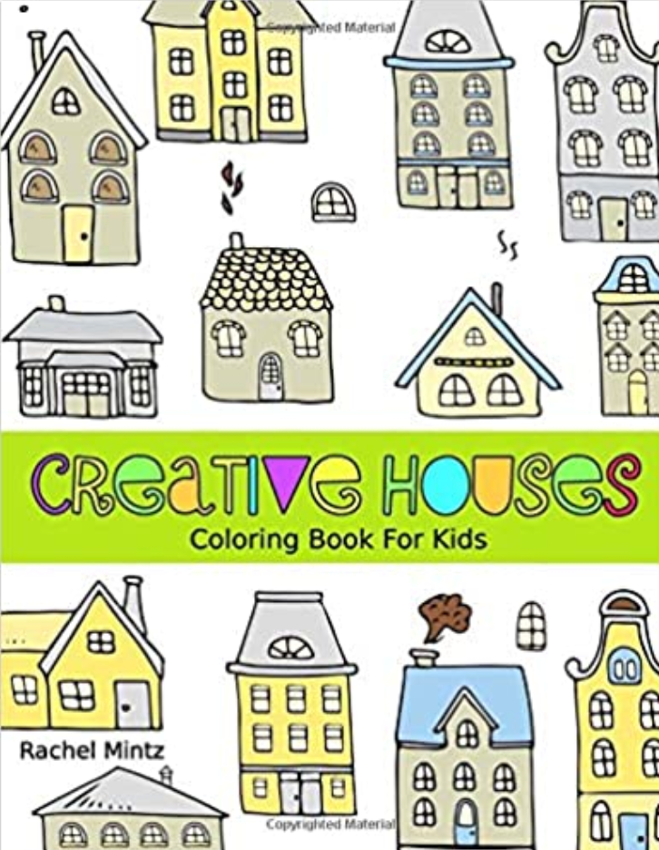 creative houses coloring book for kids