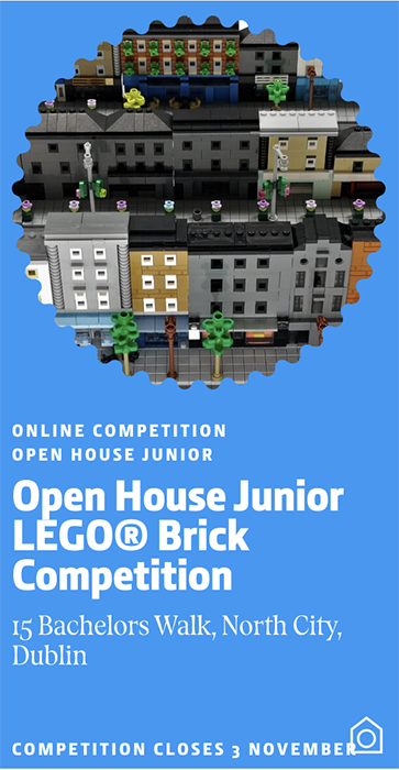 Open House Junior Lego Brick Competition poster