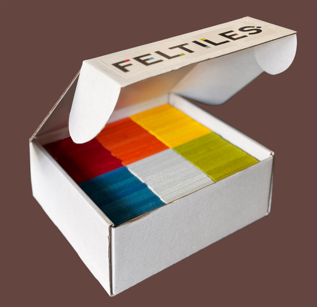 box of Feltiles, building set